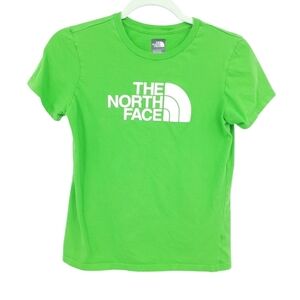 The North Face Girls Large 14/16 Kelly Green T Shirt Short Sleeve Outdoor Hiking